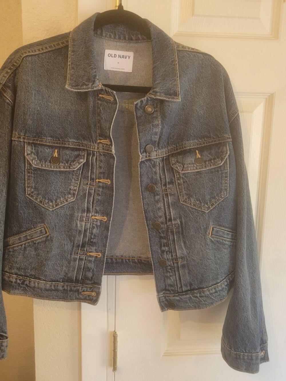 Old navy cropped denim jacket